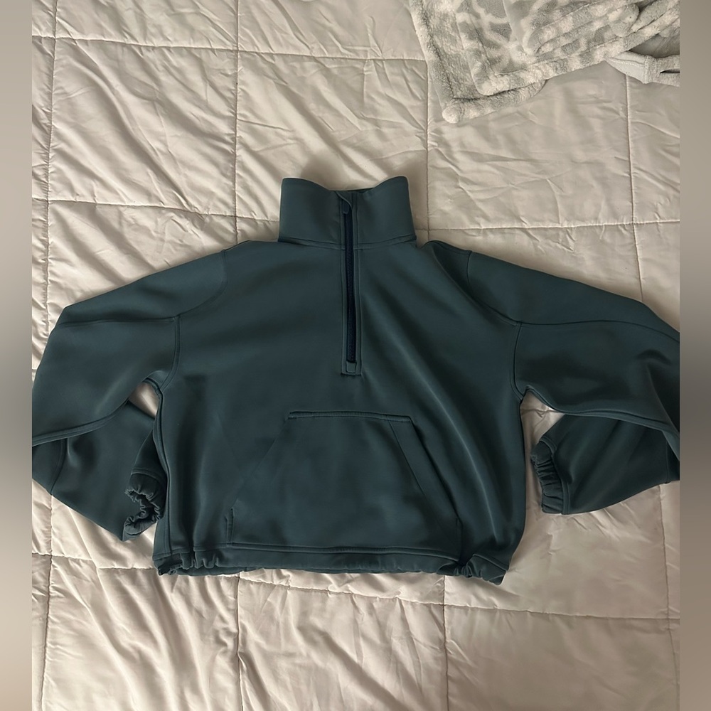lululemon athletica Green Half-Zip Sweatshirt